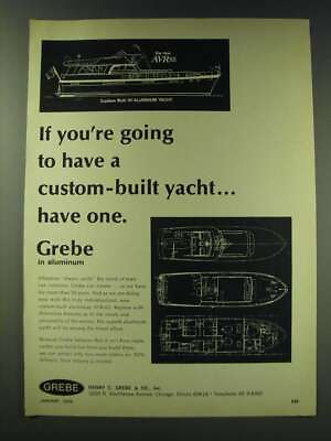 #ad 1970 Grebe AVR 65 Yacht Ad If you#x27;re going to have a custom built yacht $19.99