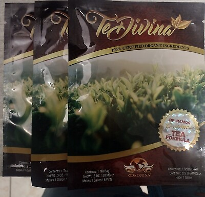 #ad Vida Divina TeDivina Detox Tea All Organic Healthy Cleansing Formula. 3 Weeks $43.99