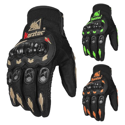 #ad Motorcycle Gloves Breathable Full Finger Racing Gloves Riding Cross Dirt Gloves $8.99