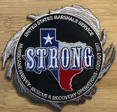 #ad US Marshals Service Hurricane HARVEY Rescue amp; Recovery Genuine Kokopelli patch $24.95