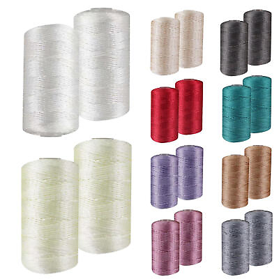#ad #ad 2pcs Nylon Crochet Yarn Cord Thin Ice Cotton Thread Handmade DIY Craft Yarn $17.69
