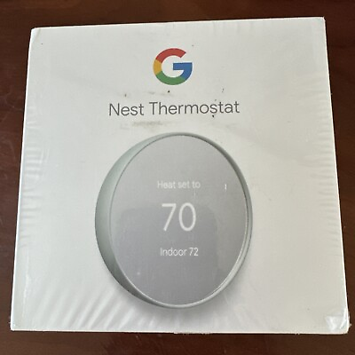#ad Google Nest G4CVZ GA02083 US Smart Programmable Wifi Thermostat Fog $75.99