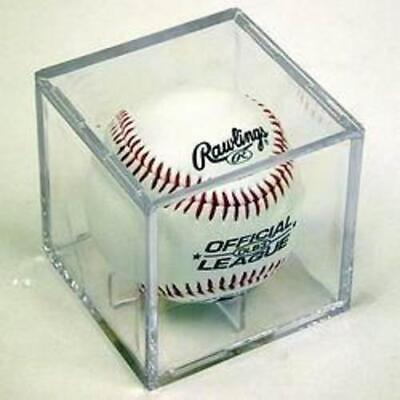 #ad 12 BASEBALL CUBES BALL SQUARE DISPLAY CUBE CASE SQUARES $35.99