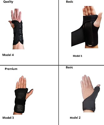 #ad Thumb Wrist Brace Support Hand Sprain Carpal Tunnel Arthritis Running Left Right $5.85