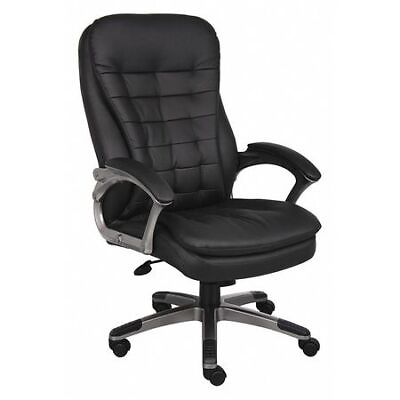 #ad Zoro Select 452R18 Vinyl Executive Chair 21 3 4 Fixed $193.99