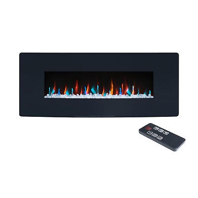#ad Electric Fireplace Heater 2 in 1 Wall Mounted Freestanding $135.99