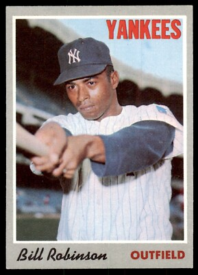 #ad 1970 Topps Baseball Card Bill Robinson New York Yankees #23 $4.14