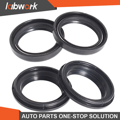 #ad Labwork 1 Set Front Fork Fork Dust And Oil Seal For Motorcycles 41x53x8 10.5 $8.78
