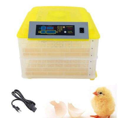 #ad 112 Eggs Digital Incubator Fully Automatic Egg Turning Humidity Chicken Duck $85.99