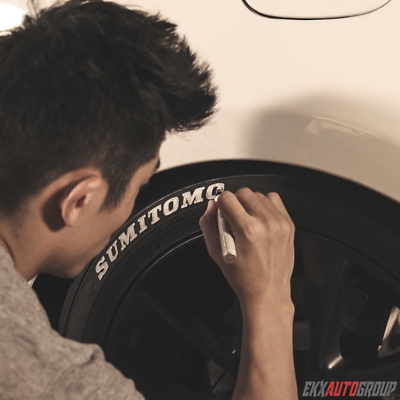 #ad #ad 2X White Paint Pen Marker Waterproof Permanent Car Tire Lettering Rubber Letter $7.99