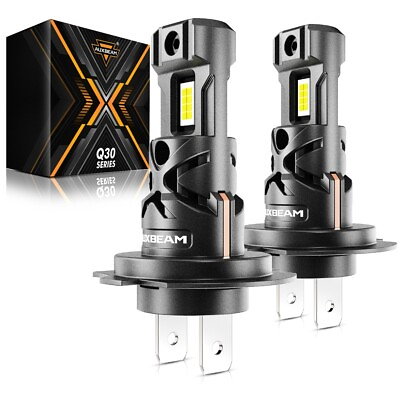 #ad AUXBEAM H7 LED Headlight Kit 110W 24000LM Bulbs Power 6500K Canbus Lamp Bright $54.99