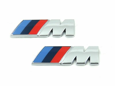 #ad 2 x BMW M Sport Front Wing Badge Emblem 1 3 5 6 Series M3 M4 51148058881 $22.49