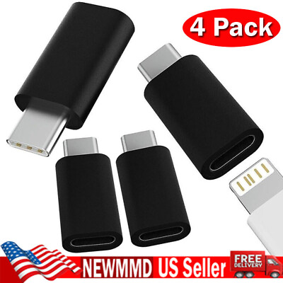 #ad 4Pack Lightn ing Female to USB C Male AdapterCompatible with iPhone 14 Pro Max $6.99