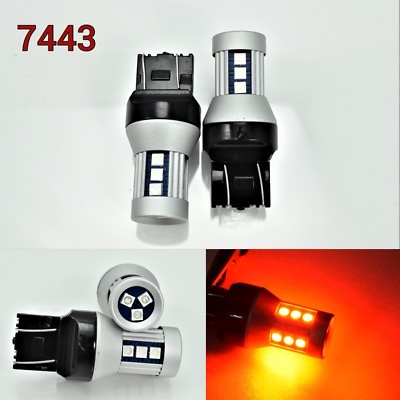 #ad T20 7443 7444 CK LED Brake Tail Light Red Bulb OSRAM 15 SMD K1 HAK $25.00