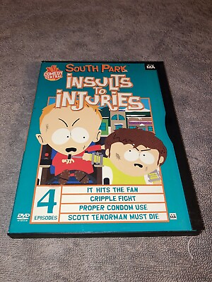 #ad South Park Insults to Injuries DVD 2002 Limited Release Comedy Central Good $10.00