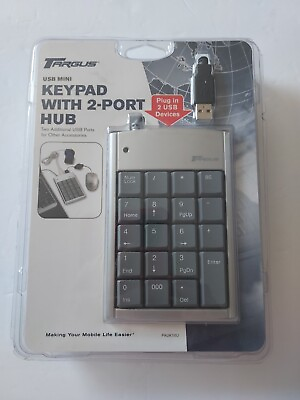 #ad Targus Keypad With 2 port Hub $10.00