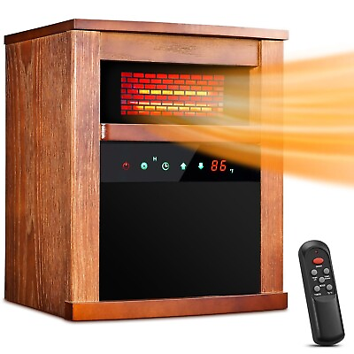 #ad TRUSTECH Electric Space Heaters for Indoor Use 1500W Infrared Heater with Re... $223.58