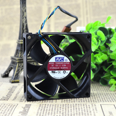 #ad AVC 8025 12V 0.35A DS08025R12UP059 4 pin PWM speed fan 80 × 80 × 25mm $8.50