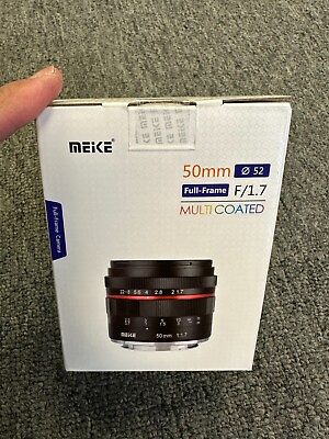 #ad Meike 50mm F 1.7 Sony E Mount Full Frame Large Aperture Manual Focus Lens $65.00