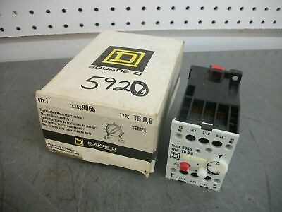 #ad SQUARE D THERMAL OVERLOAD RELAY 9065TR08 0.8 1.2AMP NIB $39.99