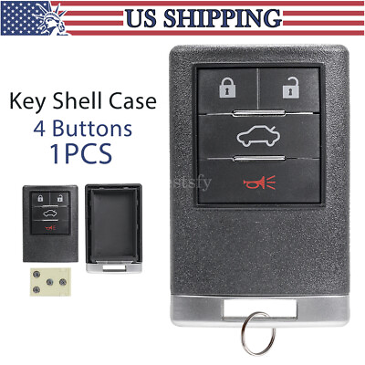 #ad Replacement For 2008 2009 2010 2011 2012 Cadillac CTS Key Fob Remote Shell Case $10.39