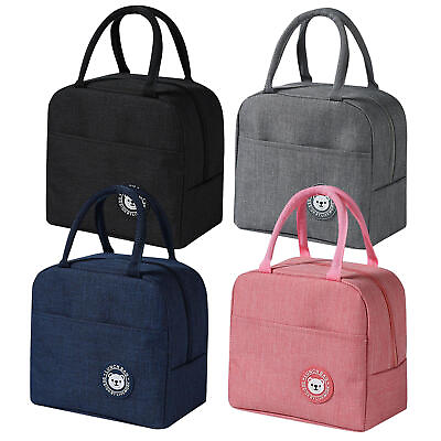 #ad Lunch Box Insulation Bag Reusable Tote Pouch for Work School Women Waterproof $8.69
