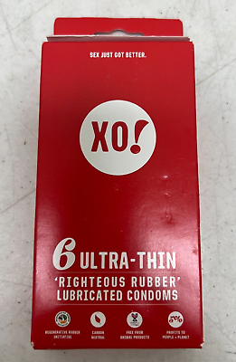 #ad Xo Condoms Ultra Thin 6 Count Exp 10 26 $5.86