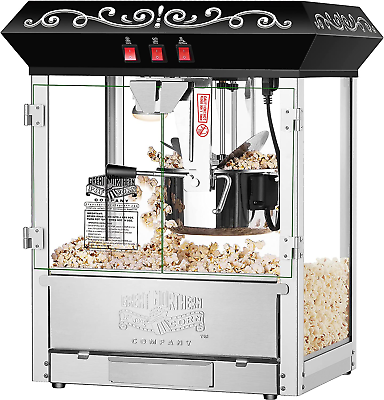 #ad Great Northern 10 Oz Perfect Popper Countertop Style Popcorn Machine Black $330.99