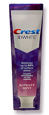 #ad Crest Toothpaste 3D White Radiant Mint 4.1 Ounce $11.01