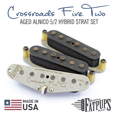 #ad Custom Aged Strat Pickup Set Hand Wound ALNICO 5 2 for Stratocaster Guitar $149.50
