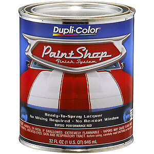 #ad Duplicolor BSP203 Paint Shop Finish System Performance Red 32 Oz. Quart $40.94