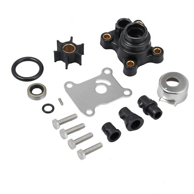 #ad Water Pump Impeller Repair Kit for Johnson Evinrude 9.9 15 HP Outboard 394711 $13.99