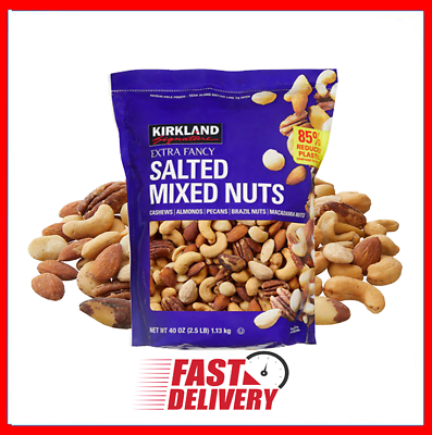 #ad Kirkland Signature Salted Extra Fancy Mixed Nuts Premium 2.5 lb $24.90