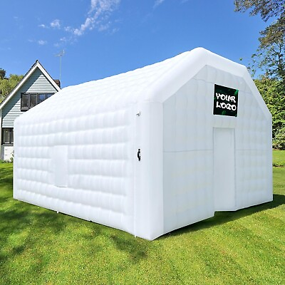 #ad Inflatable Night Club 20FT White Inflatable Cube Party Tent Stock in the US $959.99