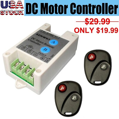 #ad Switchable DC Motor Linear Actuator Wireless Remote Forward Reverse Controller $19.99