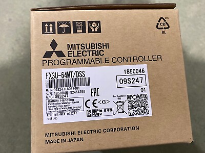 #ad #ad Mitsubishi FX3U 64MT DSS Controller FX3U64MT DSS New In Box Expedited Shipping $602.00