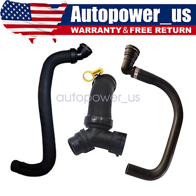 #ad Upper Radiator Hose Y Connector Lower Degaus Fit For 2011 2020 Ford F150 5.0L $57.45