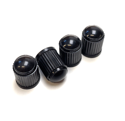 #ad 4X Nissan TPMS Caps Tyre Pressure Sensor Valve Dust Stem Caps in Black GBP 4.95
