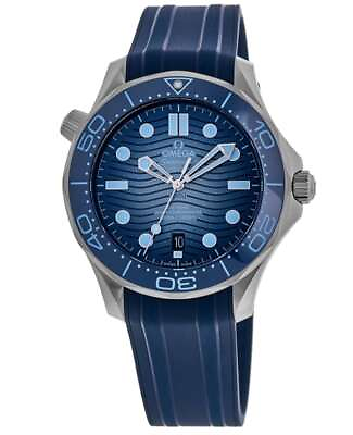 #ad New Omega Seamaster Diver 300M Summer Blue Men#x27;s Watch 210.32.42.20.03.002 $5252.64