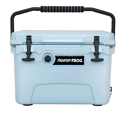 #ad Frosted Frog Ocean Blue 20 Quart Cooler Heavy Duty Ice Chest $149.99