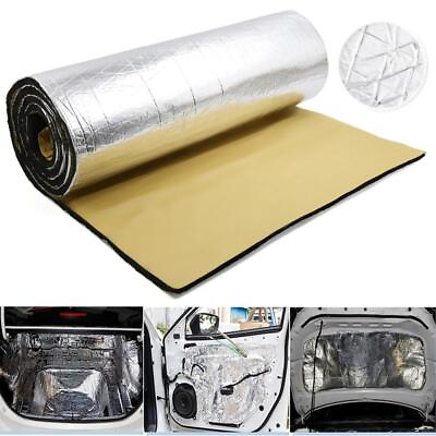 #ad 50x200cm Car Acoustic Thermal Sound Deadener Mat Noise Insulation for Cars Top $16.98