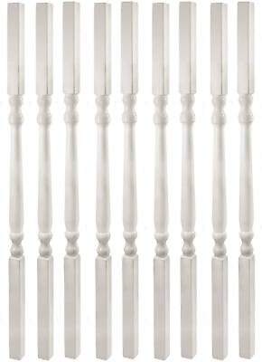 #ad LMT 3140 34.0 WHITE 1 1 4quot; Sq x 34quot; Colonial Vinyl Spindle White Pack of 9 $73.00