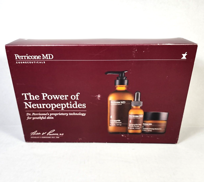 #ad Perricone MD Neuropeptide Set Cleanser 6 oz Wrinkle Serum 1 oz Moisturizer 2 oz $119.99