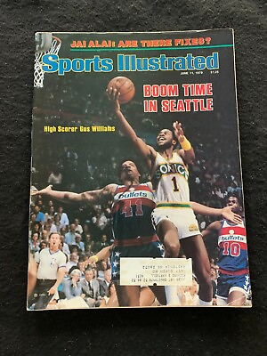 #ad 1979 Sports Illustrated Boom Time in Seattle NBA Champions Winner Issue June 11 $8.88