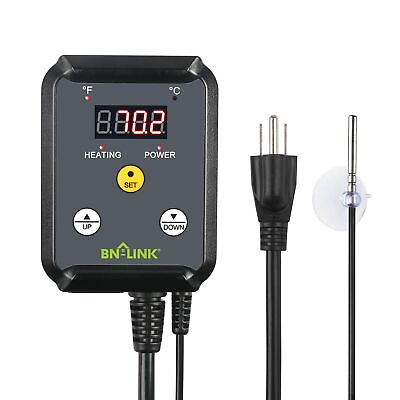 #ad BN LINK Digital Heat Mat Thermostat Controller for Seed Germination Reptiles... $27.76