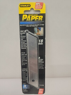 #ad Wallpaper 3 Pack Heavy Duty Snap Off Blades Stanley 11 318 $4.99