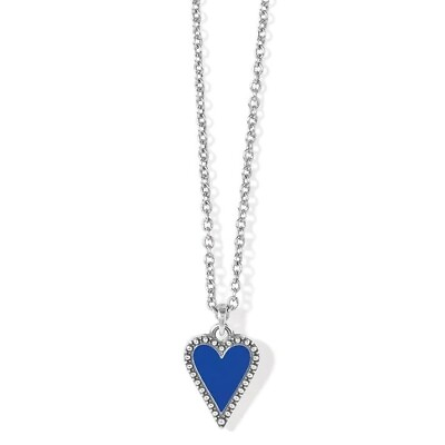#ad Dazzling Love Petite Necklace STYLE JM511B $48 Heart blue $25.19