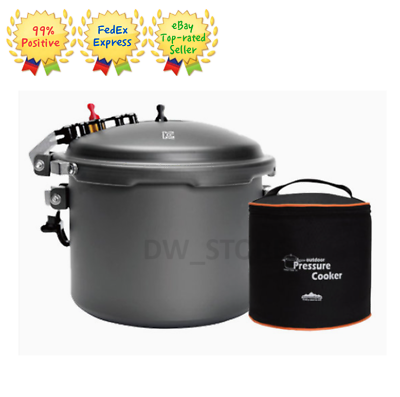 #ad Teflon Outdoor Camping Pressure Rice Cooker Steamer Portable Pot Carrying Pouch $103.98