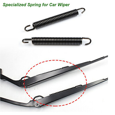 #ad Car Wiper Spring Expansion Tension Springs Black Steel Wire Diameter 2.8mm 2.2mm $11.89