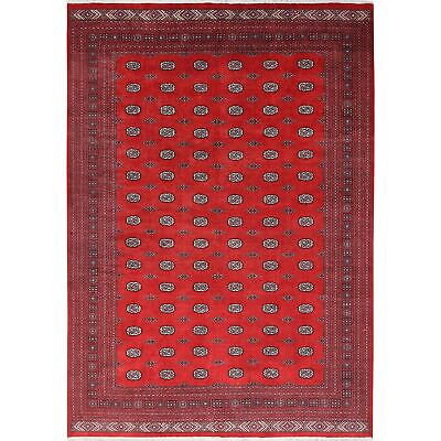 #ad 10#x27;2quot;x14#x27;2quot; Red Super Bokara Wool Hand Knotted Oriental Rug R85196 $2745.00